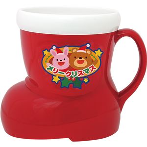 （まとめ）アーテック クリスマス ブーツ型マグカップ 【×30セット】