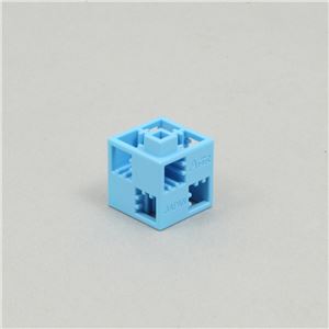 （まとめ）アーテック Artecブロック 基本四角 24P 水 【×15セット】
