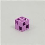 （まとめ）アーテック Artecブロック 基本四角 24P 薄紫 【×15セット】
