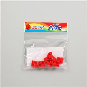 （まとめ）アーテック Artecブロック ハーフA 8P 赤 【×30セット】