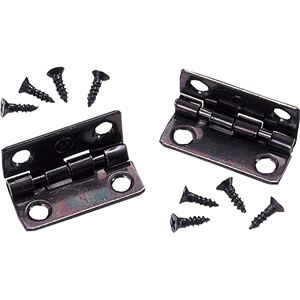 （まとめ）アーテック 半開蝶番セット C 10組 銅ブロンズメッキ 【×5セット】