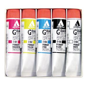 （まとめ）アーテック H AGセット 基本5色セツト（6号）20ml 【×5セット】