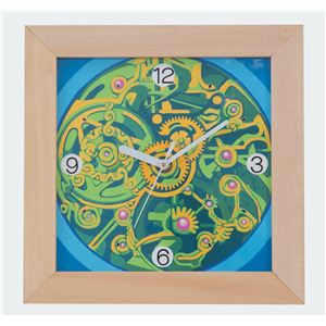 （まとめ）アーテック デザイン額時計 【×5セット】