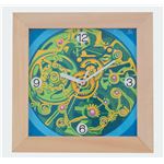 （まとめ）アーテック デザイン額時計 【×5セット】