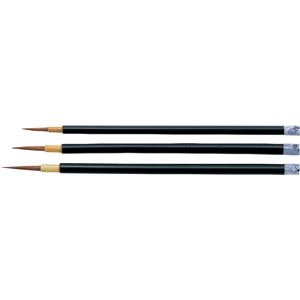 （まとめ）アーテック イタチ毛面相筆 中 【×10セット】