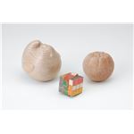 （まとめ）アーテック 立体木彫キューブ（しな） 100mm角 【×10セット】