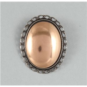 （まとめ）アーテック 七宝素材ブローチ B-58（銀古美） 【×10セット】