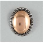 （まとめ）アーテック 七宝素材ブローチ B-58（銀古美） 【×10セット】