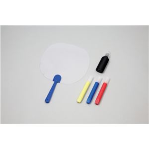 （まとめ）アーテック ステンドアートうちわ 【×15セット】