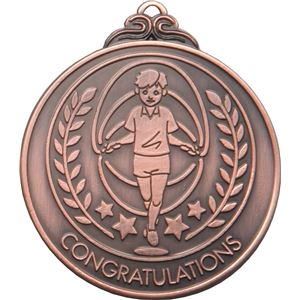 （まとめ）アーテック メダル 「なわとび」 銅 【×15セット】