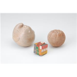 （まとめ）アーテック 立体木彫キューブ（しな） 75mm角 【×15セット】