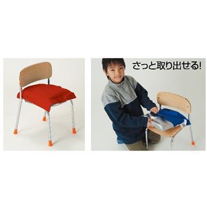 （まとめ）アーテック クッションカバーのみ赤（子供用防災ずきん用 【×15セット】