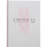 （まとめ）アーテック Mu クロッキー用紙 A4 SB-9744 レッド 【×15セット】
