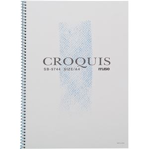 （まとめ）アーテック Mu クロッキー用紙 B4 SB-9754 ブルー 【×15セット】