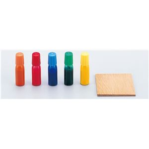 （まとめ）アーテック 和紙染め絵具（ベニヤ付） 5色組（説明書入） 【×15セット】