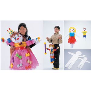 （まとめ）アーテック 布製人形（大）／ぬのから生まれた 【×30セット】