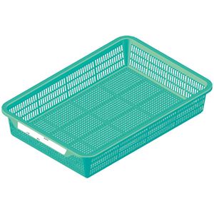 （まとめ）アーテック メッシュ引出し B5（緑） 【×30セット】