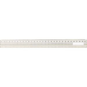 （まとめ）アーテック アクリル方眼定規 30cm（溝付） 【×30セット】