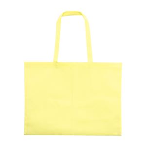 （まとめ）アーテック 作品収納バック大／薄黄（マチ付） 【×40セット】