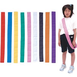 （まとめ）アーテック カラーたすき 黄 【×40セット】