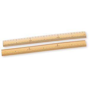 （まとめ）アーテック 竹ものさし（両目盛） 【×40セット】