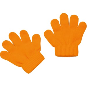 （まとめ）アーテック ミニのびのび手袋 蛍光オレンジ 【×40セット】