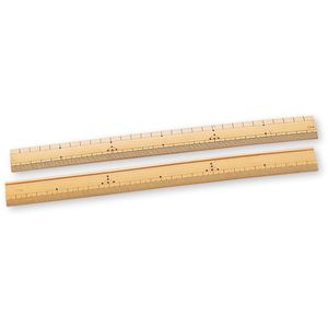 （まとめ）アーテック 竹ものさし（片目盛） 【×40セット】