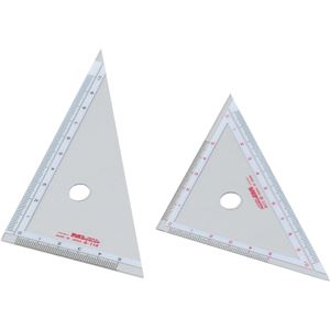 （まとめ）アーテック 三角定規（10cm） 【×40セット】