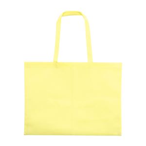 （まとめ）アーテック 作品収納バック大不織布／薄黄 【×50セット】