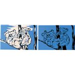 （まとめ）アーテック 安全カラー版画ベニヤ大450×300×4 【×50セット】