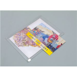 （まとめ）アーテック A5ファイル チャック付ポケット 【×60セット】