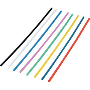 （まとめ）アーテック ストロー 8φ×400 8色組 1セット 【×80セット】