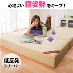 低反発ウレタン使用バランスサポートスリーパー(三つ折りマットレス) 【3： 厚さ6cm/ダブル】