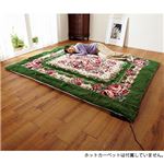 蓄熱わた入りボアラグマット単品 【1： 3cm厚/2畳サイズ】 正方形/厚手