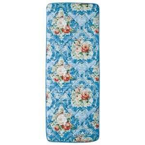 固わた入り 大判ごろ寝 長座布団 (70cm×180cm) 日本製 ブルー(青)
