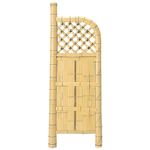 白玉袖垣(間仕切り/目隠し) 【2： 幅60cm×高さ170cm】 天然竹 〔屋外/玄関/庭/室外機隠し〕