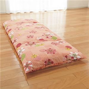 和綴じふっくら大判ごろ寝 長座布団 (70cm×180cm) 日本製 ピンク