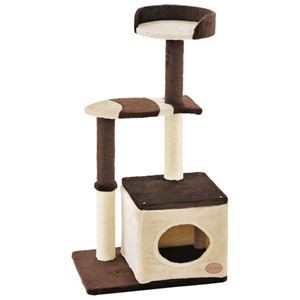 キャットタワー/猫のおあそびポール お魚ファミリー 【1： ミドルタイプ】 〔猫用品〕