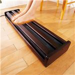 NEW床置き/足置きフットヒーター 【2： 幅広型】 幅82.9cm オフタイマー/クリーンポケット付き