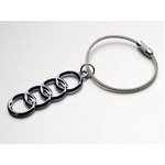 AUDI ワイヤー４Ring キーリング 