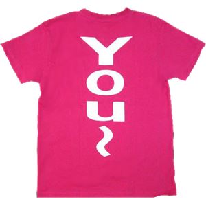【アホ研究所・アホTシャツ・自虐Tシャツ・おもしろTシャツ】YOUやっちゃいなよ Sサイズ ピンク