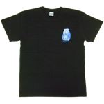 【アホ研究所・アホTシャツ・自虐Tシャツ・おもしろTシャツ】弱気 Mサイズ ブラック