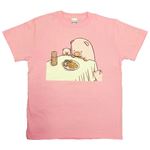 【アホ研究所・アホTシャツ・自虐Tシャツ・おもしろTシャツ】ブタ Mサイズ ピンク