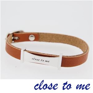 SBR13-020 close to me（クロス・トゥ・ミー） レザーブレスレット ユニセックス