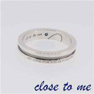 SR14-014BK close to me（クロス・トゥ・ミー） シルバーリング メンズ 15号