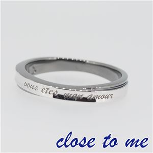 SR14-018BK close to me（クロス・トゥ・ミー） シルバーリング メンズ 21号