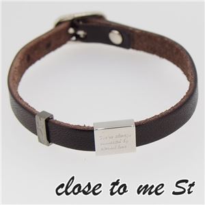 SBR11-003 close to me St（クロス・トゥ・ミー） レザーブレスレット メンズ
