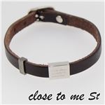 SBR11-003 close to me St（クロス・トゥ・ミー） レザーブレスレット メンズ