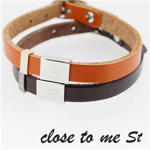 SBR11-003004 close to me St（クロス・トゥ・ミー） レザーブレスレット ペア