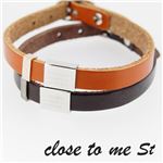 SBR11-003004 close to me St（クロス・トゥ・ミー） レザーブレスレット ペア